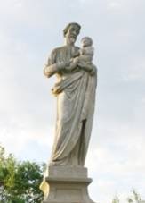 Babice (UH), socha sv. Josefa.jpg