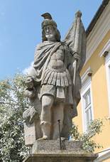 Buchlovice, socha sv. Florina u fary (2013-06-09; 01).jpg