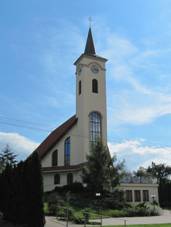 Nedachlebice, kostel sv. Cyrila a Metodje z r. 1994