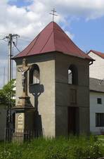 Mal zvonice s kamennm kem