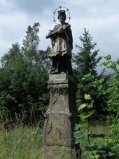 DolnÃ BoÅ™Ãkovice, socha svatÃho Jana NepomuckÃho.jpg