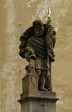 Mladkov, socha svatÃho FloriÃ¡na.jpg