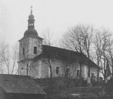 Lochotn - kostel Nanebevzet Panny Marie | kostel Nanebevzet Panny Marie v dob ped rokem 1945