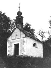 Mirotice - kaple sv. Florina | zchtral kaple sv. Florina v Miroticch v roce 1963