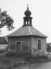 Záhoří - kaple Panny Marie Královny Míru | kaple Panny Marie Královny Míru v roce 1963