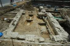 56360344 - kostel sv. Albty (sv. Kateiny), archeologick stopy, z toho jen: archeologick nlez zkladovho zdiva